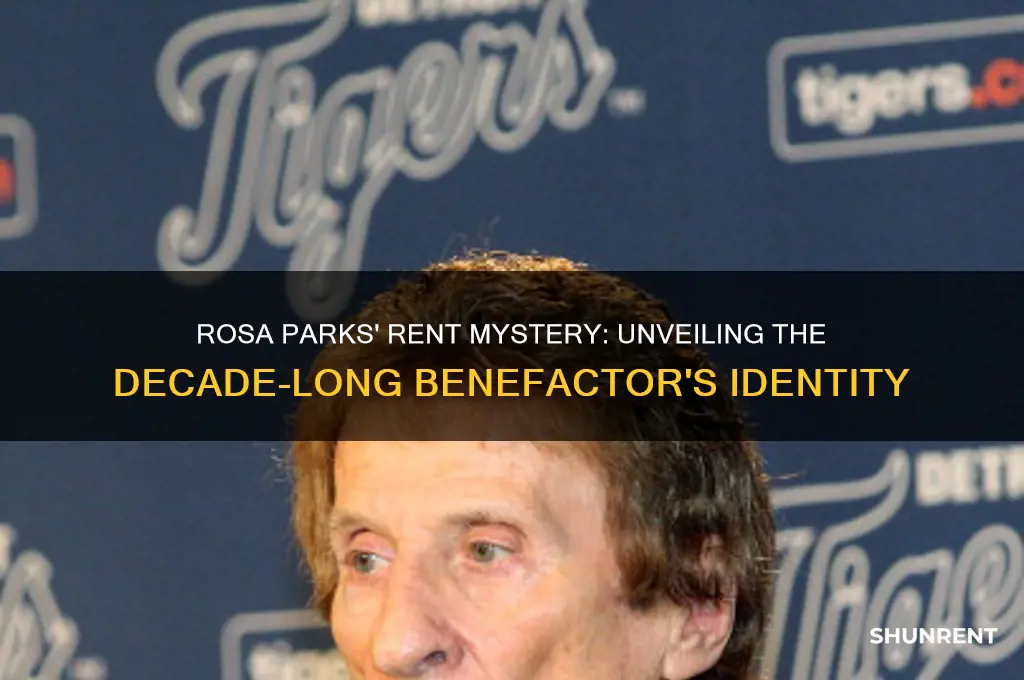 who paid rosa parks rent for 10 years