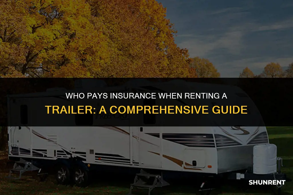 who pey insurens wen you rent trailer