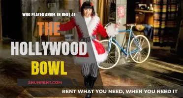 Who Played Angel in Rent at the Hollywood Bowl?