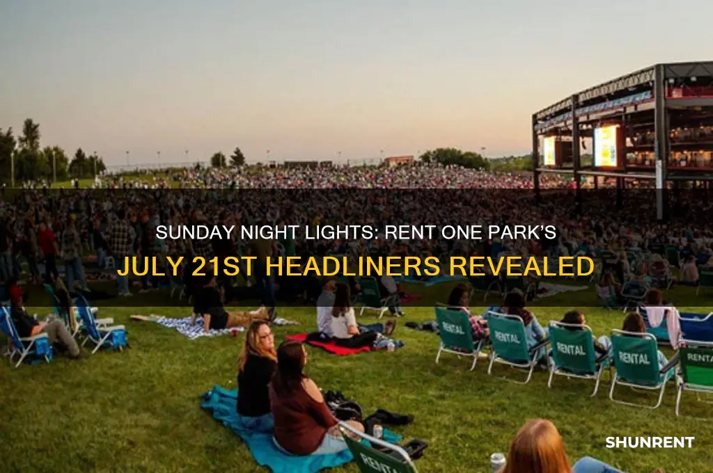 who played at rent one park sunday july 21st