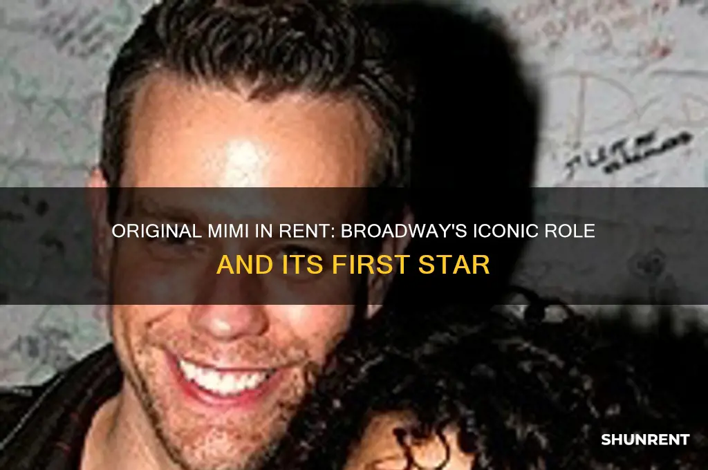 who played original mimi in rent on broadway