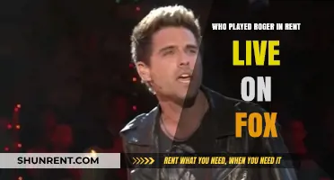 Who Played Roger in Rent Live on Fox? Unveiling the Actor