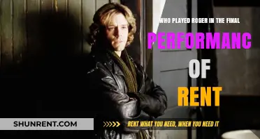 Who Played Roger in Rent's Final Performance: A Revealing Look