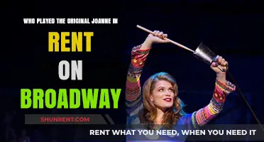 Original Joanne in Rent: Broadway's Iconic Casting Choice Revealed