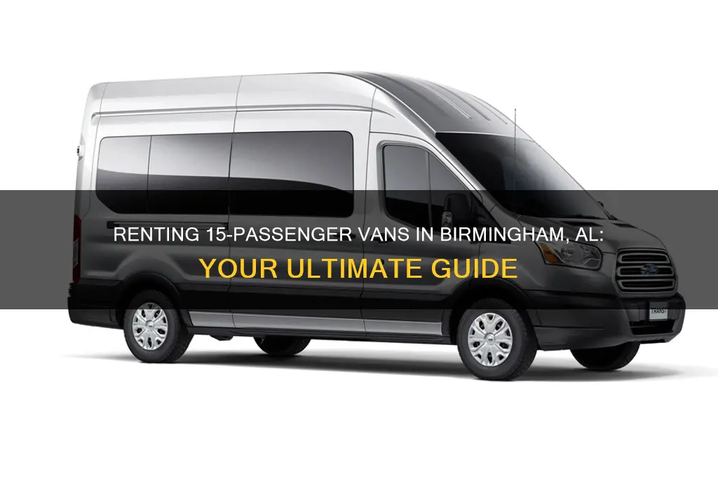 who rent 15 passenger vans in birmingham al