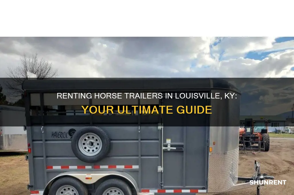 who rent a horse trailer in louisville ky