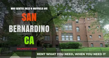 Who Rented 3623 N Mayfield Ave in San Bernardino, CA?