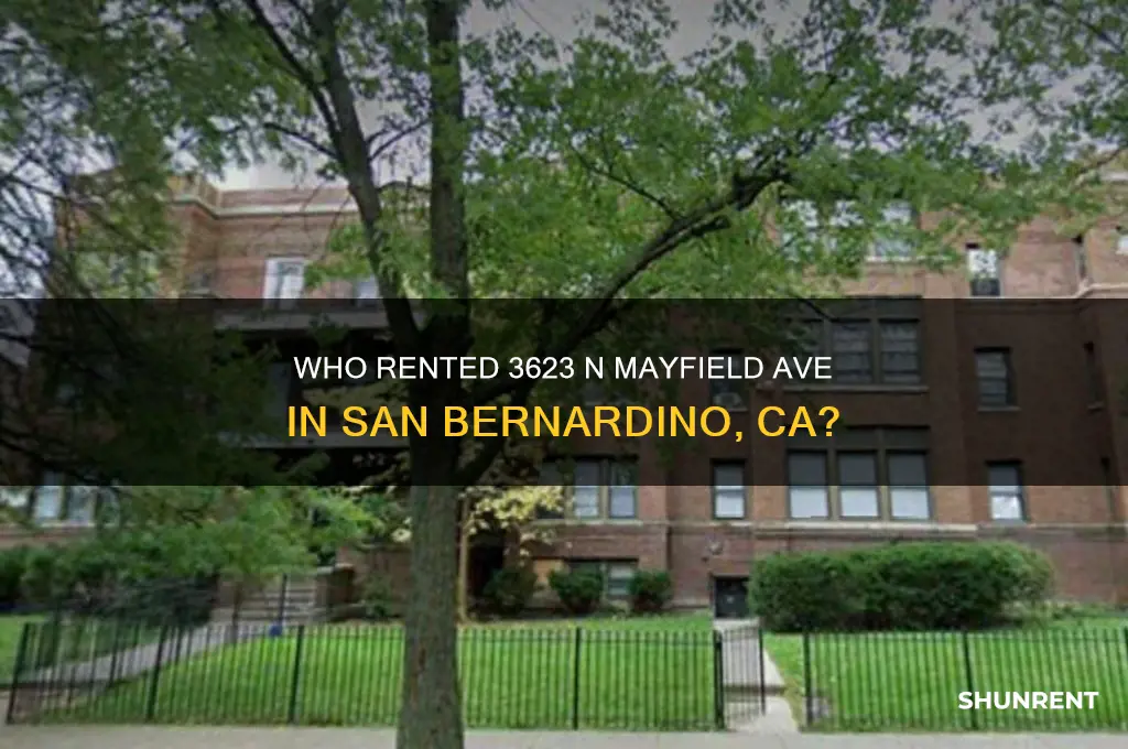 who rented 3623 n mayfield ave san bernardino ca