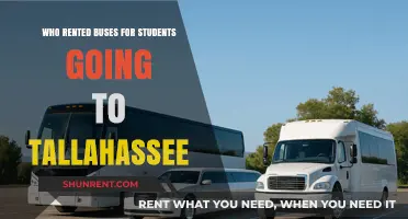 Who Organized Bus Rentals for Students Heading to Tallahassee?
