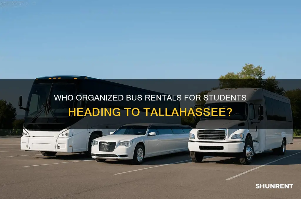 who rented buses for students going to tallahassee