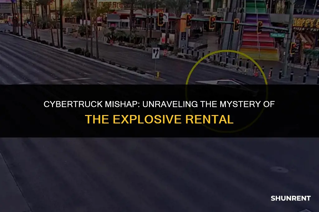 who rented the cybertruck that blew up