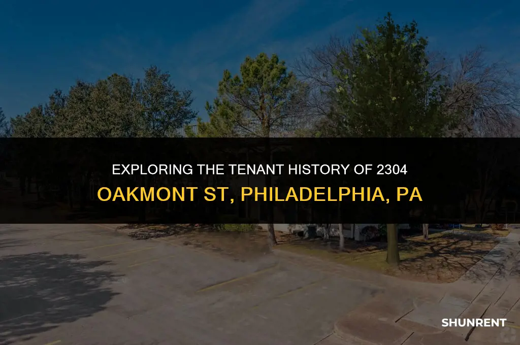 who rents 2304 oakmont st philadelphia pa