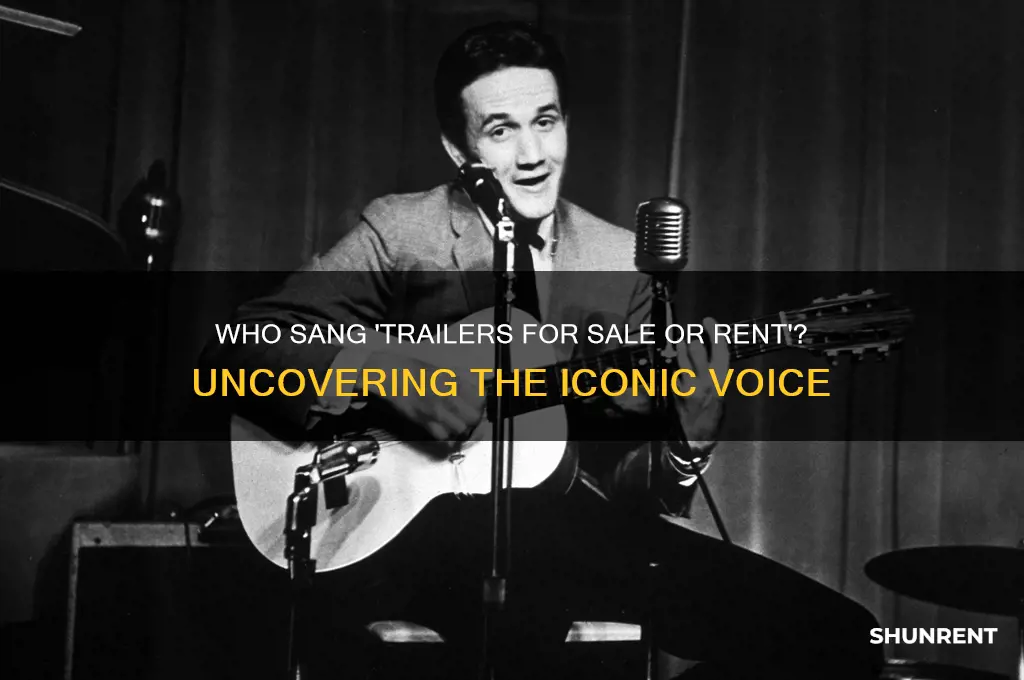 who sang trailers for sale or rent
