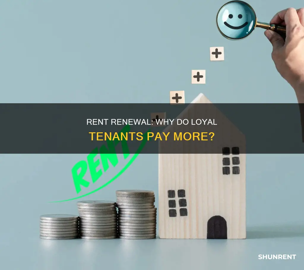 why is renewed rent higher than a new tenant